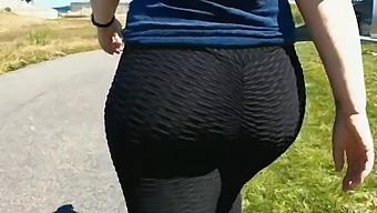 Wife'S Curvy Booty In Public View