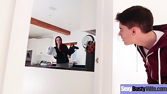 Enjoy The Intense Sexual Encounter With A Voluptuous Housewife (Emma Butt) In This Explicit Video