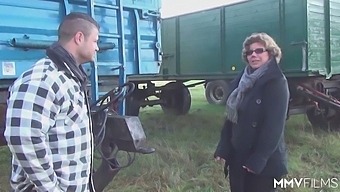 Amateur German Granny Enjoys Youthful Company