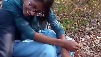 Desi Teacher Indulges In Sexual Acts With Her Students In Exchange For Money In A Forest Setting