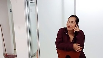 A Mature Latina Woman Discovers Her Stepmother Pleasuring Herself On The Phone With Her Lover And Intervenes