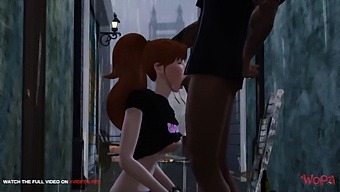 Makoto'S First Public Infidelity: Street Sex Caught On Camera