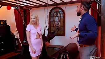 ماديسون سامرز تفاجئ والدها بزنزانة جنسية خفية..
